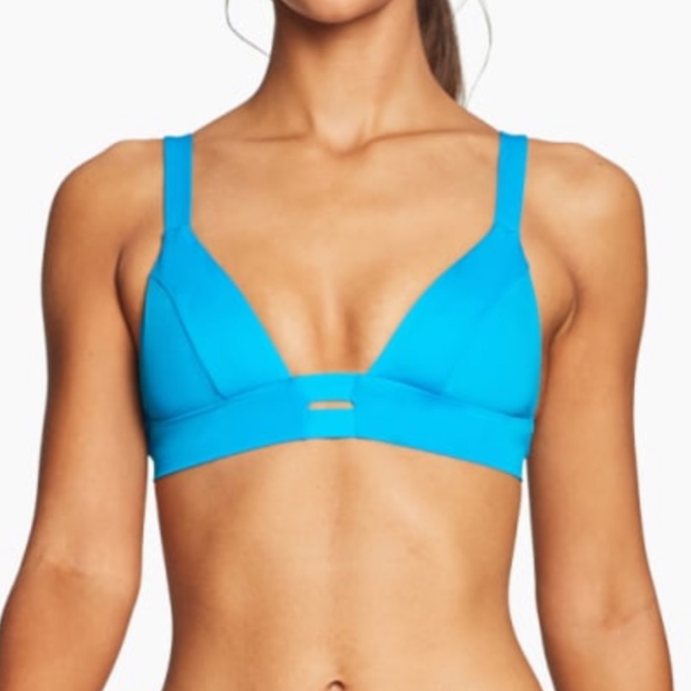 Blue Vitamin A Bikini Top